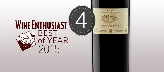 San Vicente 2011, 4º mejor vino del mundo según Wine Enthusiast